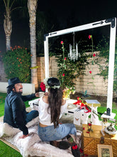 Load image into Gallery viewer, Monarch Arch with Rose Backdrop