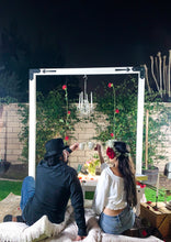 Load image into Gallery viewer, Monarch Arch with Rose Backdrop