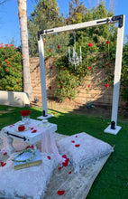 Load image into Gallery viewer, Monarch Arch with Rose Backdrop